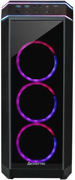 Корпус Chieftec Stallion II черный без БП ATX 2x120mm 2x140mm 1x180mm 1xUSB2.0 audio bott PSU Корпус Chieftec Stallion II черный без БП ATX 2x120mm 2x140mm 1x180mm 1xUSB2.0 audio bott PSU