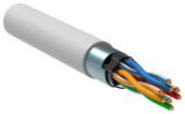 Кабель информационный ITK Generica BC1-C5E04-328-305-G кат.5E FTP 4 пары 24AWG LSZH внутренний 305м белый Кабель информационный ITK Generica BC1-C5E04-328-305-G кат.5E FTP 4 пары 24AWG LSZH внутренний 305м белый