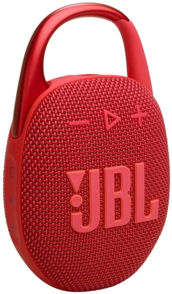 Колонка порт. JBL Clip 5 красный 7W Mono BT 10м 1400mAh Колонка порт. JBL Clip 5 красный 7W Mono BT 10м 1400mAh