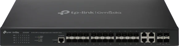 Коммутатор TP-Link SG3428XF (L2+) 4xКомбо(1000BASE-T/SFP) 20SFP 4SFP+ управляемый