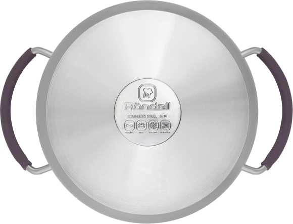 Кастрюля Rondell Akzent RDS-1389 5.1л. d=24см (с крышкой) стальной