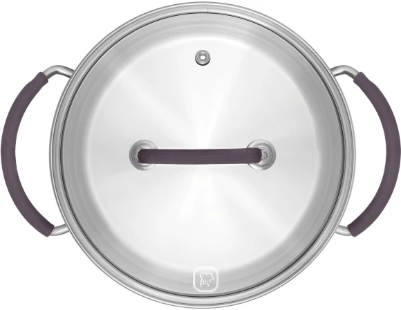 Кастрюля Rondell Akzent RDS-1389 5.1л. d=24см (с крышкой) стальной