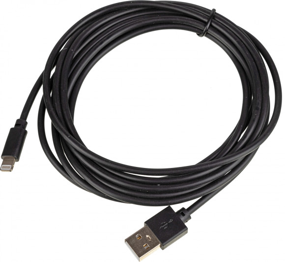 Кабель USB (m)-Lightning (m) 3м черный