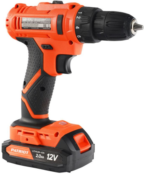 Дрель-шуруповерт Patriot THE ONE BR 117Li аккум. патрон:быстрозажимной (кейс в комплекте) (180301117) Дрель-шуруповерт Patriot THE ONE BR 117Li аккум. патрон:быстрозажимной (кейс в комплекте) (180301117)