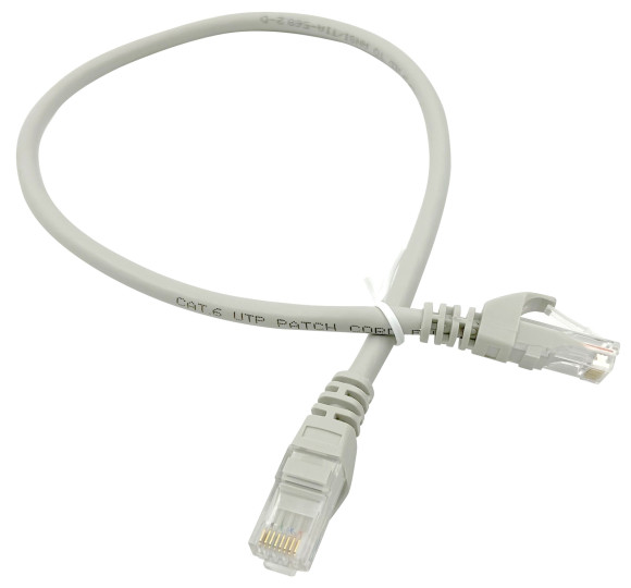 Патч-корд Buro UTP-6-0,5M-G UTP 4 пары cat.6 CCA molded 0.5м серый RJ-45 (m)-RJ-45 (m)