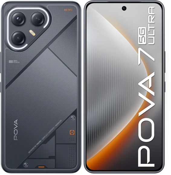 Смартфон Tecno Pova 7 Ultra 5G 256Gb 8Gb черный моноблок 3G 4G 2Sim 6.67" 1260x2800 Android 15 108Mpix 802.11 a/b/g/n/ac/ax NFC GPS GSM900/1800 Protect Смартфон Tecno Pova 7 Ultra 5G 256Gb 8Gb черный моноблок 3G 4G 2Sim 6.67" 1260x2800 Android 15 108Mpix 802.11 a/b/g/n/ac/ax NFC GPS GSM900/1800 Protect