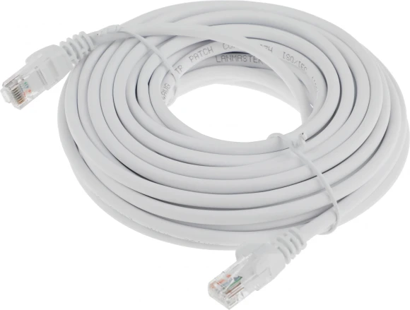 Патч-корд Lanmaster LAN-PC45/U5E-10-WH UTP RJ-45 вил.-вилка RJ-45 кат.5E 10м белый LSZH (уп.:1шт) Патч-корд Lanmaster LAN-PC45/U5E-10-WH UTP RJ-45 вил.-вилка RJ-45 кат.5E 10м белый LSZH (уп.:1шт)