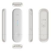Модем 2G/3G/4G ZTE MF79N USB Wi-Fi Firewall +Router внешний белый