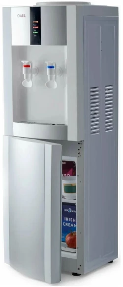 Кулер AEL LD-AEL-47c напольный электронный белый/серебристый