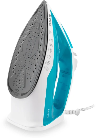 Утюг Vitek VT-8336 2400Вт белый/бирюзовый Утюг Vitek VT-8336 2400Вт белый/бирюзовый