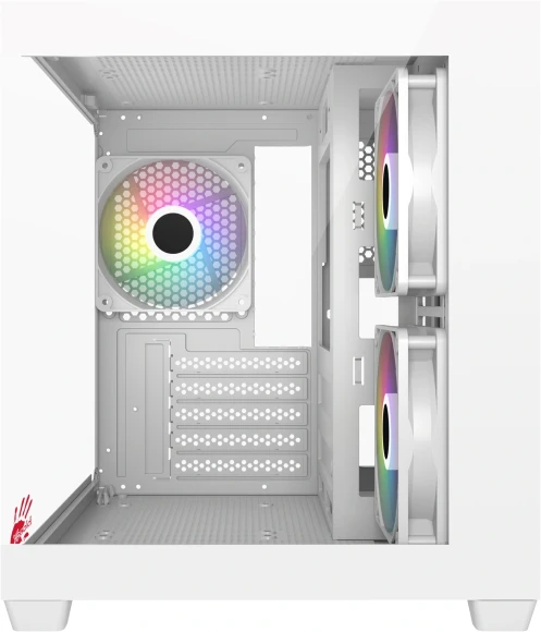 Корпус Bloody CC-121 белый без БП mATX 7x120mm 1xUSB2.0 1xUSB3.0 audio