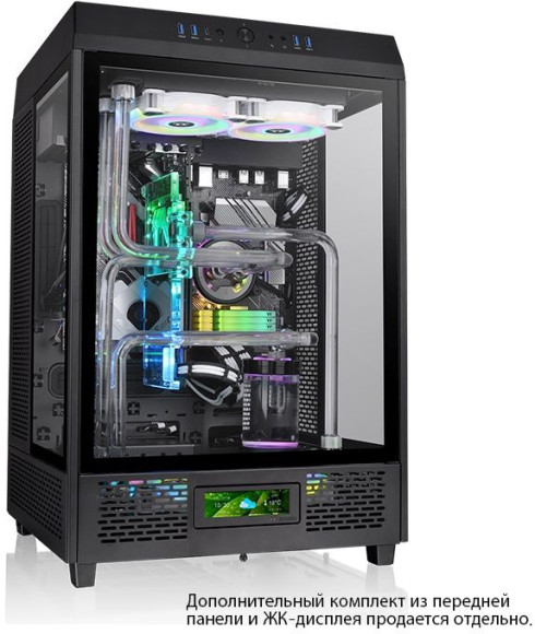 Корпус Thermaltake The Tower 500 черный без БП ATX 11x120mm 5x140mm 4xUSB3.0 audio bott PSU Корпус Thermaltake The Tower 500 черный без БП ATX 11x120mm 5x140mm 4xUSB3.0 audio bott PSU
