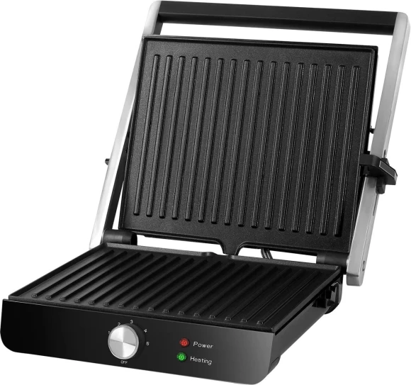 Электрогриль Red Solution RGM-M815 2000Вт черный/серебристый