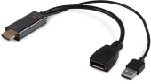 Переходник Buro HDMI (m)/DisplayPort (f) черный (BU-HDMI(M)-DP(F)) Переходник Buro HDMI (m)/DisplayPort (f) черный (BU-HDMI(M)-DP(F))