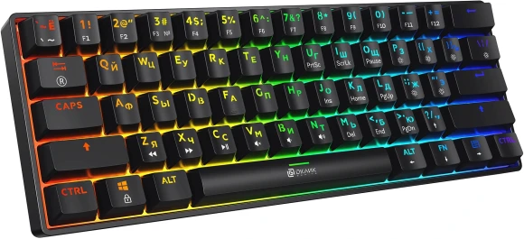 Клавиатура Оклик K713X механическая черный USB Multimedia for gamer LED Клавиатура Оклик K713X механическая черный USB Multimedia for gamer LED