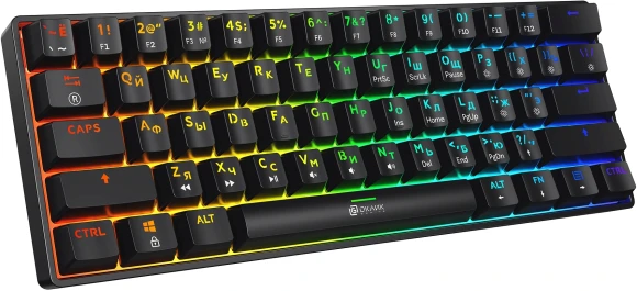 Клавиатура Оклик K713X механическая черный USB Multimedia for gamer LED Клавиатура Оклик K713X механическая черный USB Multimedia for gamer LED