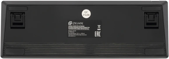 Клавиатура Оклик K713X механическая черный USB Multimedia for gamer LED Клавиатура Оклик K713X механическая черный USB Multimedia for gamer LED