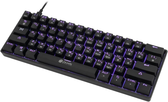 Клавиатура Оклик K713X механическая черный USB Multimedia for gamer LED Клавиатура Оклик K713X механическая черный USB Multimedia for gamer LED