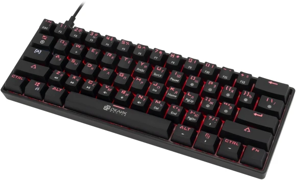 Клавиатура Оклик K713X механическая черный USB Multimedia for gamer LED Клавиатура Оклик K713X механическая черный USB Multimedia for gamer LED