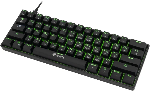 Клавиатура Оклик K713X механическая черный USB Multimedia for gamer LED Клавиатура Оклик K713X механическая черный USB Multimedia for gamer LED