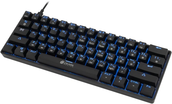 Клавиатура Оклик K713X механическая черный USB Multimedia for gamer LED Клавиатура Оклик K713X механическая черный USB Multimedia for gamer LED
