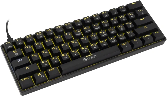 Клавиатура Оклик K713X механическая черный USB Multimedia for gamer LED Клавиатура Оклик K713X механическая черный USB Multimedia for gamer LED