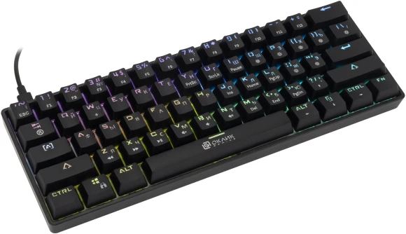 Клавиатура Оклик K713X механическая черный USB Multimedia for gamer LED Клавиатура Оклик K713X механическая черный USB Multimedia for gamer LED