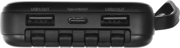 Мобильный аккумулятор Tecno OnGO L101 10000mAh 12W 2.4A 2xUSB-A/USB-C черный Мобильный аккумулятор Tecno OnGO L101 10000mAh 12W 2.4A 2xUSB-A/USB-C черный