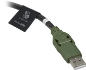 Наушники с микрофоном A4Tech Bloody J450 черный/зеленый 1.8м мониторные оголовье (J450) Наушники с микрофоном A4Tech Bloody J450 черный/зеленый 1.8м мониторные оголовье (J450)