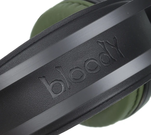 Наушники с микрофоном A4Tech Bloody J450 черный/зеленый 1.8м мониторные оголовье (J450) Наушники с микрофоном A4Tech Bloody J450 черный/зеленый 1.8м мониторные оголовье (J450)