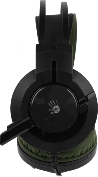 Наушники с микрофоном A4Tech Bloody J450 черный/зеленый 1.8м мониторные оголовье (J450) Наушники с микрофоном A4Tech Bloody J450 черный/зеленый 1.8м мониторные оголовье (J450)