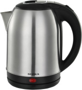 Чайник электрический Supra KES-1823 1.8л. 1500Вт серебристый/черный корпус: металл/пластик Чайник электрический Supra KES-1823 1.8л. 1500Вт серебристый/черный корпус: металл/пластик