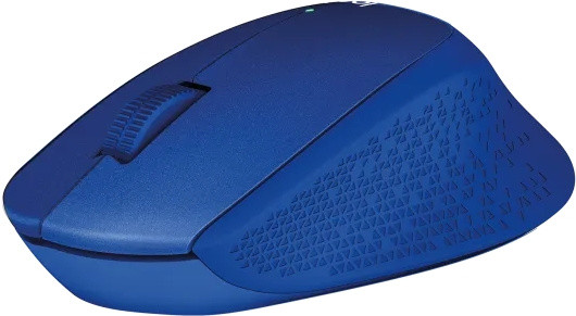 Мышь Logitech M331 Silent Plus синий оптическая 1000dpi silent беспров. USB 3but (910-004915)
