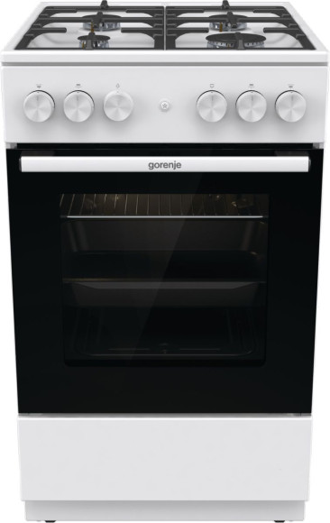 Плита Газовая Gorenje GG5A11WF белый (без крышки) реш.чугун