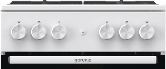 Плита Газовая Gorenje GG5A11WF белый (без крышки) реш.чугун
