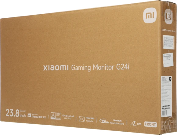 Монитор Xiaomi 23.8" Monitor G24i 2026 черный IPS LED 16:9 HDMI матовая 1000:1 400cd 178гр/178гр 1920x1080 200Hz FreeSync Premium DP FHD 3кг