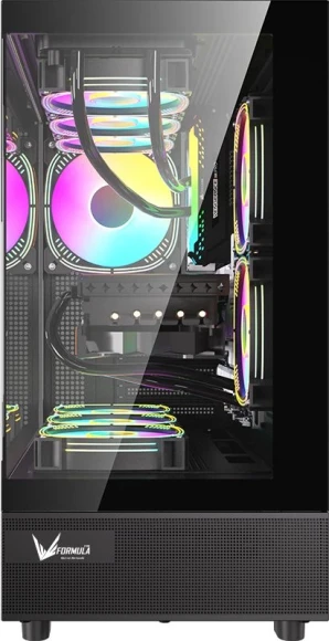 Корпус Formula Crystal Z8 COSMIC черный без БП ATX 3x120mm 5x140mm 1xUSB2.0 1xUSB3.0 1xUSB3.1 audio bott PSU Корпус Formula Crystal Z8 COSMIC черный без БП ATX 3x120mm 5x140mm 1xUSB2.0 1xUSB3.0 1xUSB3.1 audio bott PSU