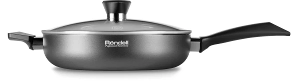 Сотейник Rondell Strike RDA-1399 3.4л. d=28см (с крышкой) серый