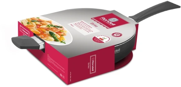 Сотейник Rondell Strike RDA-1399 3.4л. d=28см (с крышкой) серый