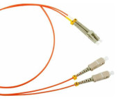 Патч-корд Lanmaster TWT-2LC-2SC/SU-1.0 2x9/125 OS1/OS2 LC дуплекс-SC дуплекс 1м ПВХ желтый