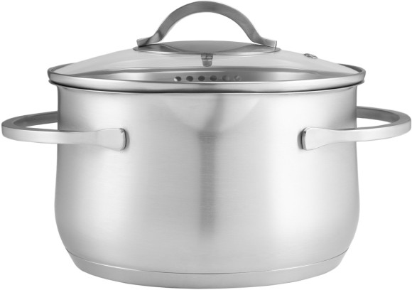 Кастрюля Polaris Solid-24C 6л. d=24см (с крышкой) серебристый (15135) Кастрюля Polaris Solid-24C 6л. d=24см (с крышкой) серебристый (15135)