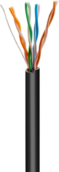 Кабель сетевой Buro BU-COP-040 UTP 4 пары cat.5E solid 0.40мм Cu 305м серый