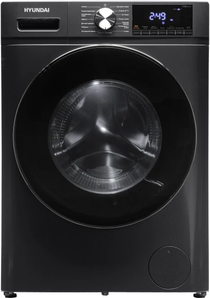 Стиральная машина Hyundai WFD9403 класс: B загр.фронтальная макс.:10кг (с сушкой) темно-серый инвертор