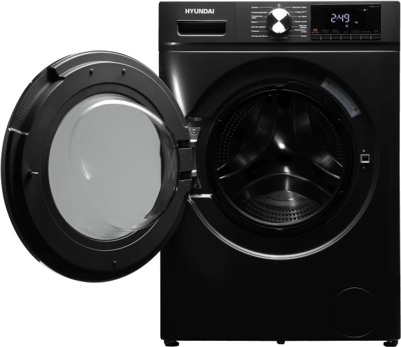 Стиральная машина Hyundai WFD9403 класс: B загр.фронтальная макс.:10кг (с сушкой) темно-серый инвертор