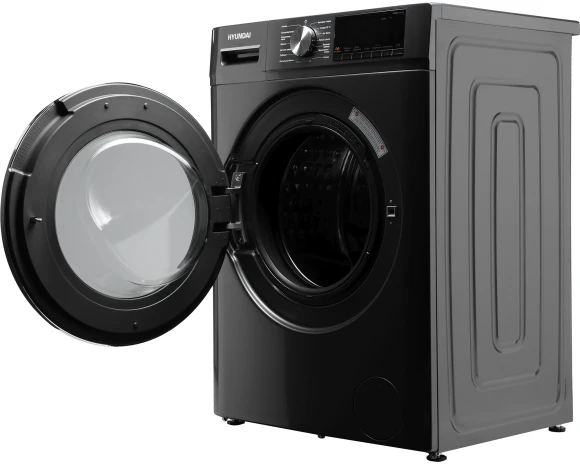 Стиральная машина Hyundai WFD9403 класс: B загр.фронтальная макс.:10кг (с сушкой) темно-серый инвертор