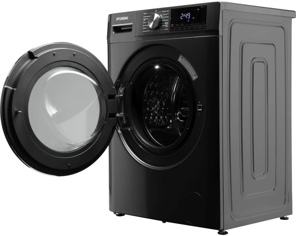 Стиральная машина Hyundai WFD9403 класс: B загр.фронтальная макс.:10кг (с сушкой) темно-серый инвертор