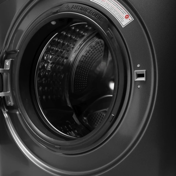 Стиральная машина Hyundai WFD9403 класс: B загр.фронтальная макс.:10кг (с сушкой) темно-серый инвертор