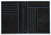Кошелек мужской Piquadro Blue Square PU1393B2R/N черный натур.кожа