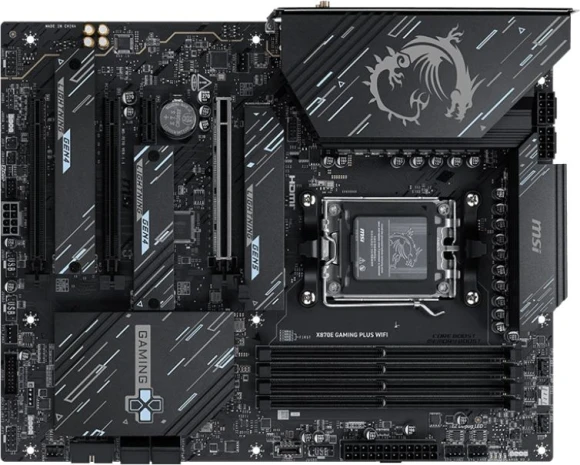 Материнская плата MSI PRO B850M-P WIFI SocketAM5 AMD B850 4xDDR5 mATX AC`97 8ch(7.1) 5Gigabit RAID+HDMI+DP