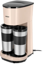 Кофеварка капельная Kitfort КТ-7303 800Вт бежевый/черный Кофеварка капельная Kitfort КТ-7303 800Вт бежевый/черный
